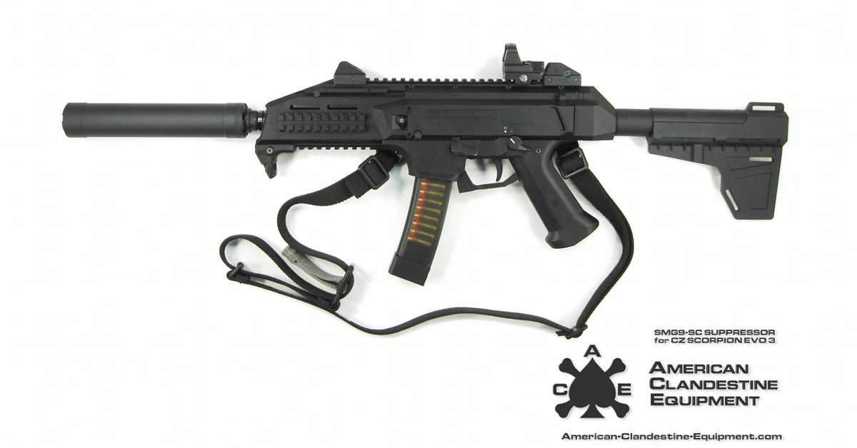 American Clandestine Equipment SMG9-SC Suppressor FB