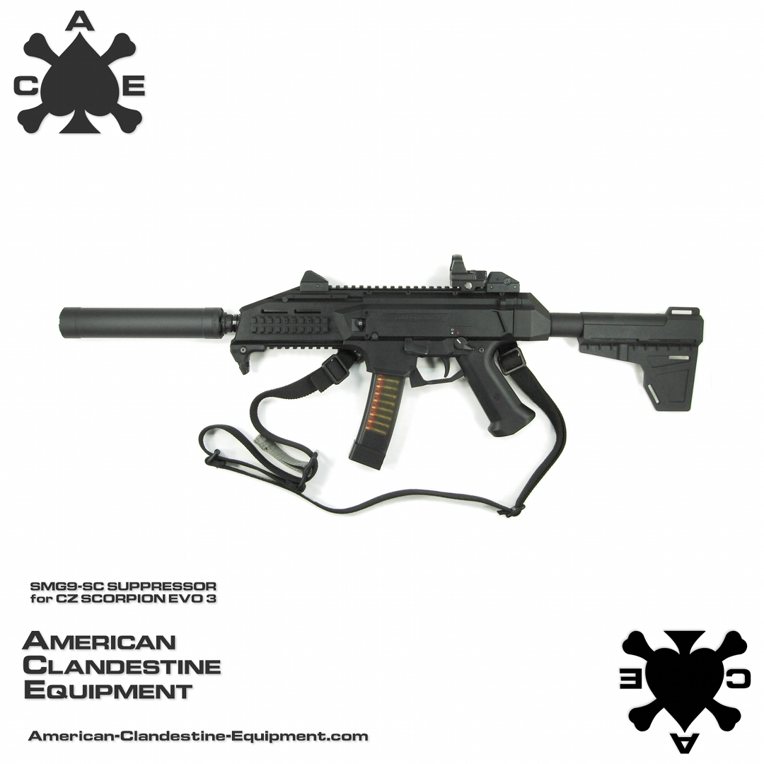 American Clandestine Equipment SMG9-SC Suppressor IN